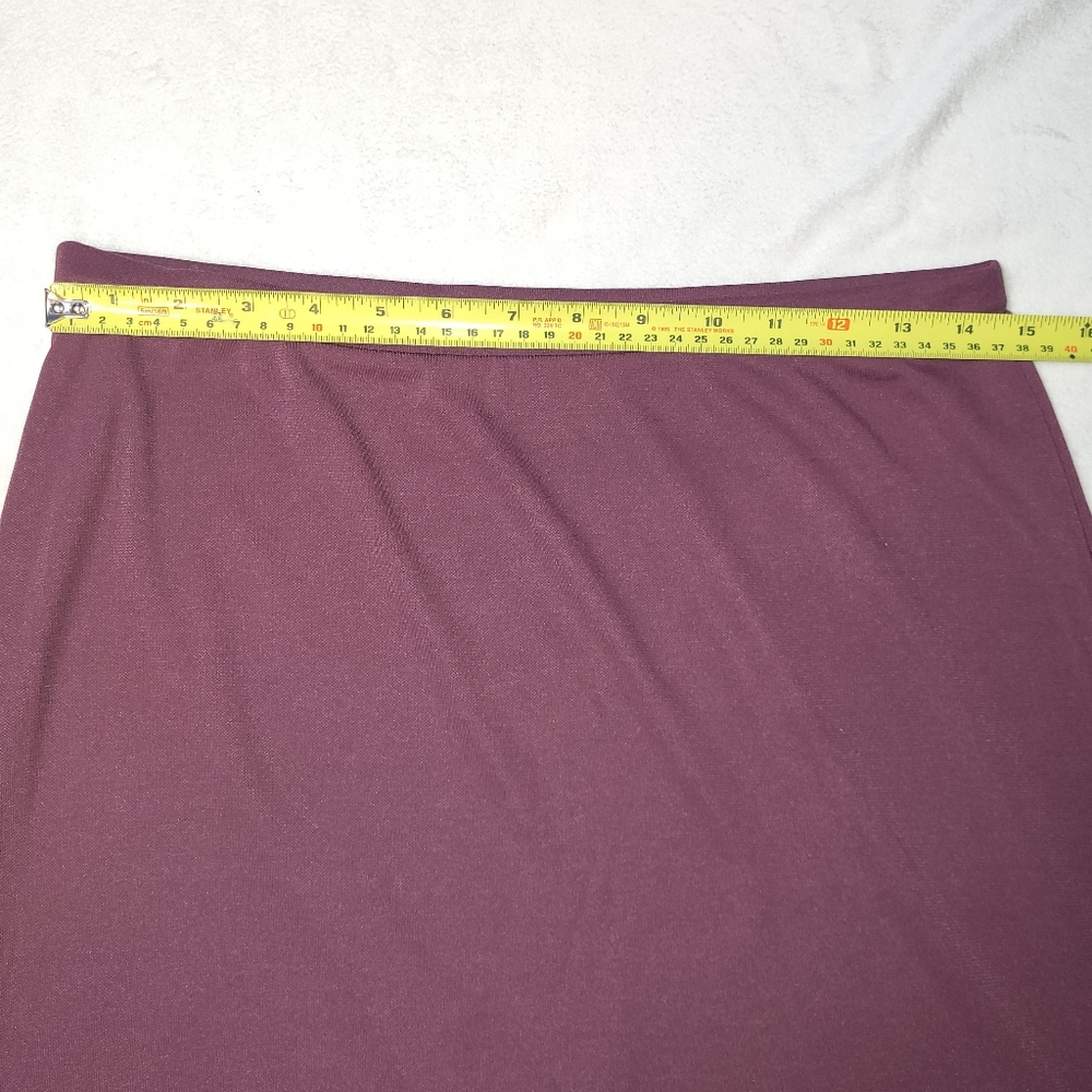 Vintage Y2K Straight Maxi Skirt Embroidered Cherry‎ Blossoms Women's Size Medium - Picture 2 of 7